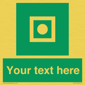 Custom sign safe condition Shipboard general alarm